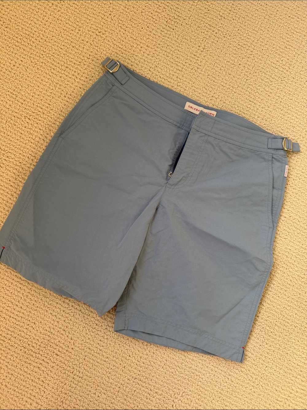 Orlebar Brown Powder Blue Tailored Swim Trunks